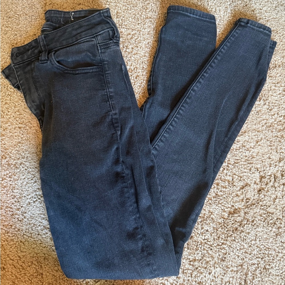 American Eagle black skinny jeans